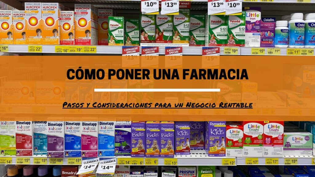 ¿Qué se necesita para poner una farmacia?