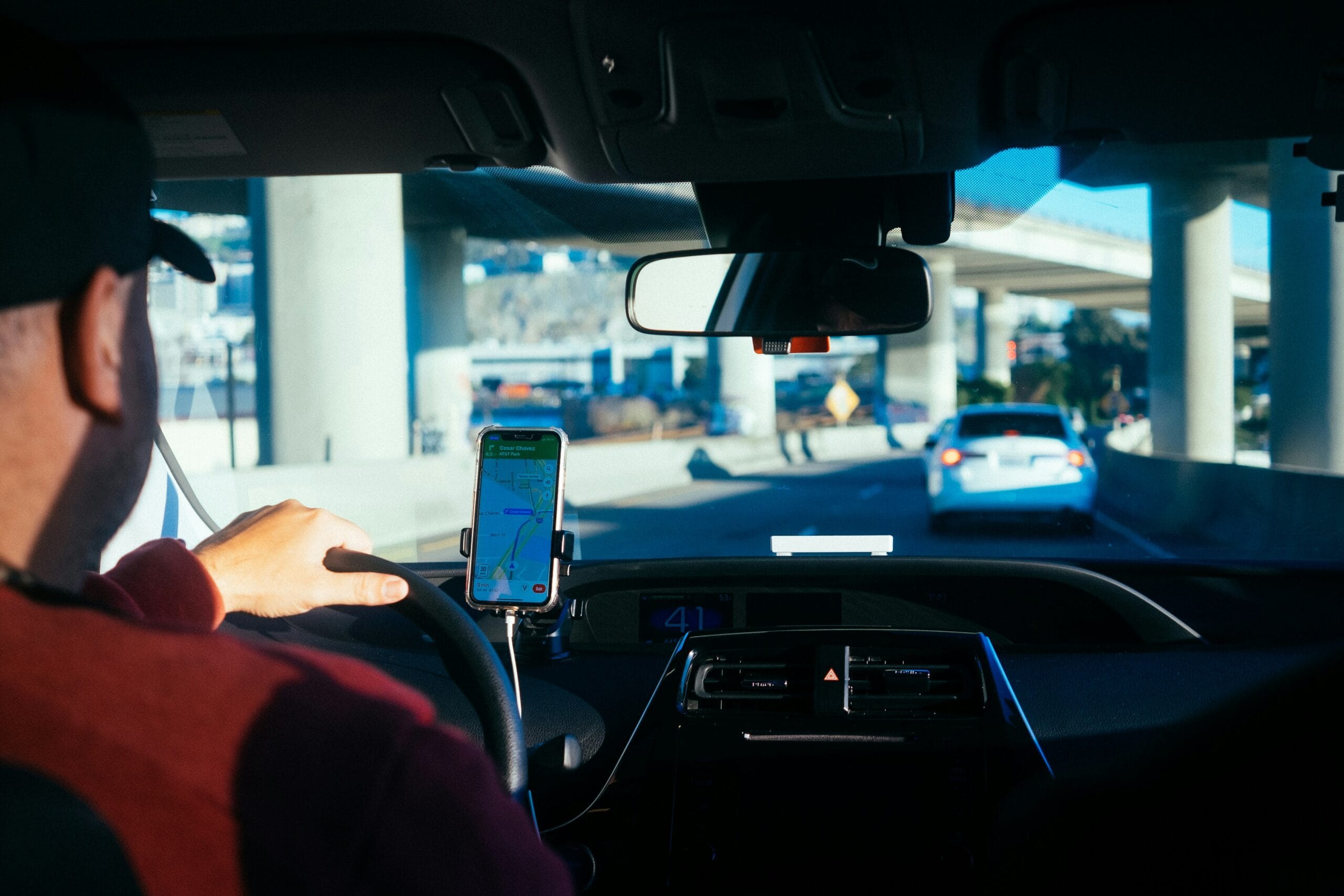 Pantalla de viaje en app inDriver